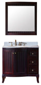 Khaleesi 36" Single Bathroom Vanity Set, Espresso