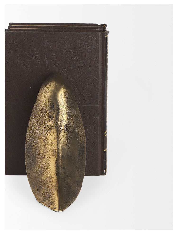 Dover, 2-Piece Set, 15Lx4W Gold Aluminum Dove Bookends