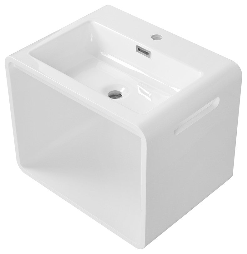 24" Streamline K-1952-24 Solid Surface Resin Wall Hung Basin