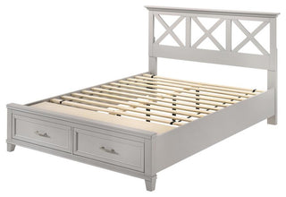 Gray Nova Ii King X Storage Bed