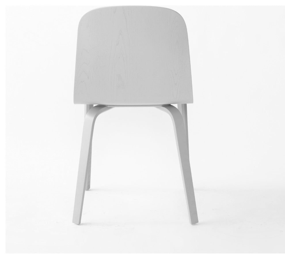 Elite Living Glen, Set of 2, Modern Wooden Dining Side Chair, White