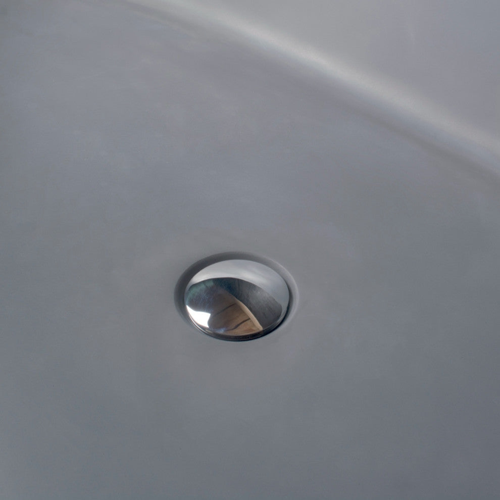 Vanity Art 67" Solid Surface Freestanding Bathtub