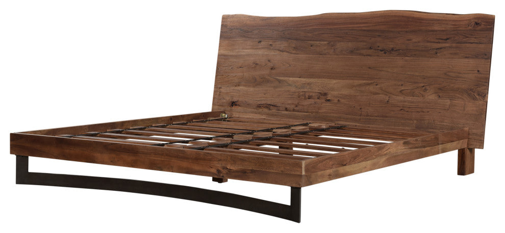 Bent King Bed Smoked