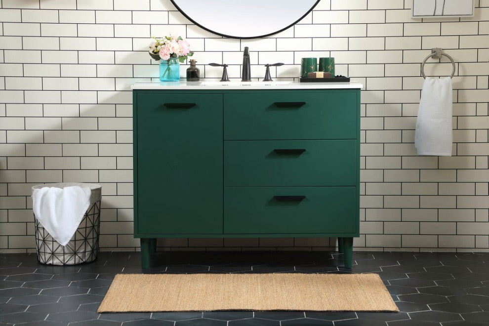 Bailey 42" Bathroom Vanity, Green
