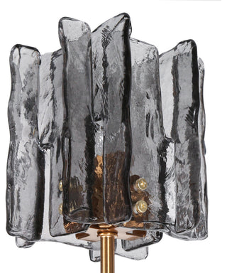 LNC Tucana 5-Light Matte Black and Polished Gold Modern/Contemporary Chandelier