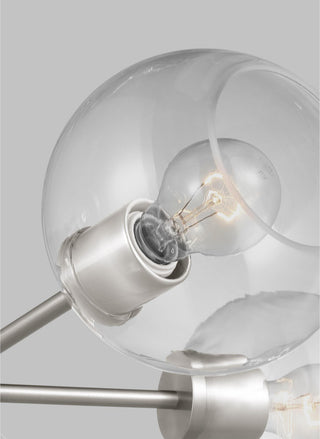 Codyn Five Light Medium Chandelier, Brushed Nickel