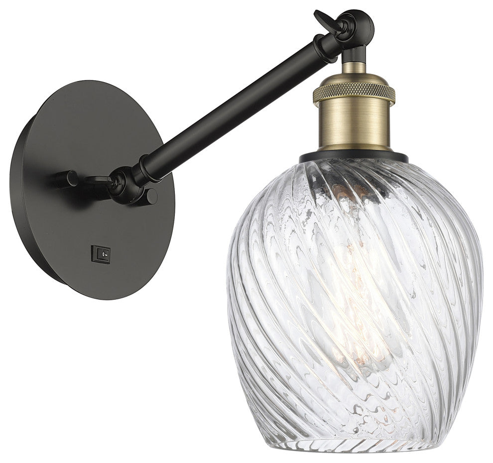 Innovations 317-1W-BAB-G292-LED 1-Light Sconce, Black Antique Brass