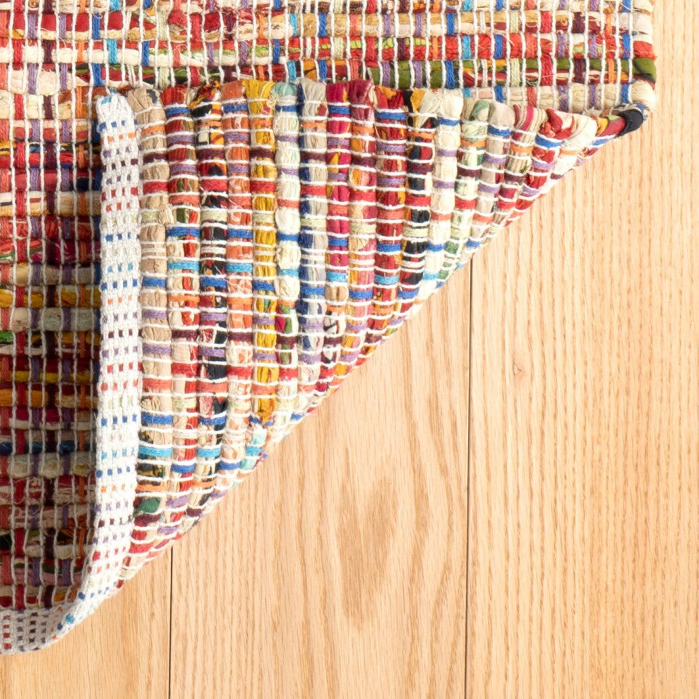 Dash & Albert Vista Chindi Handwoven Cotton Rug, Multi, 2' x 3'
