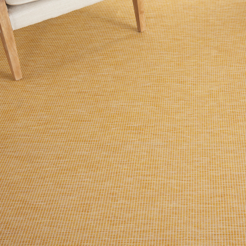 Nourison Positano Contemporary Area Rug, Yellow, 9'x12'