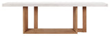 Lucca Teak and Concrete Dining Table