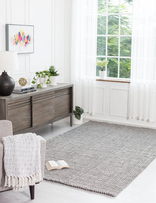 5'x8' Andes Gray Jute Area Rug