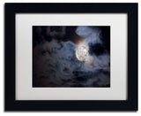 Jason Shaffer 'Supermoon ' Matted Framed Art, Black Frame, White Mat, 14x11