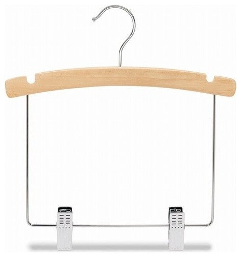 Natural Wooden Baby Display Hanger, 10", Set of 25