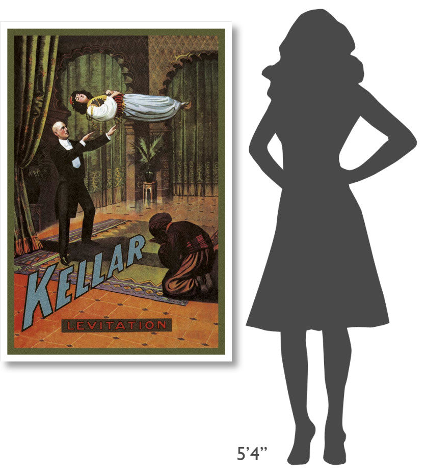 "Magicians: Kellar: Levitation" Digital Paper Print, 34"x50"