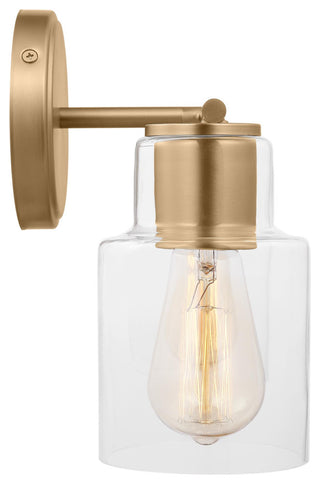 Sayward 2 Light Bath, Satin Brass