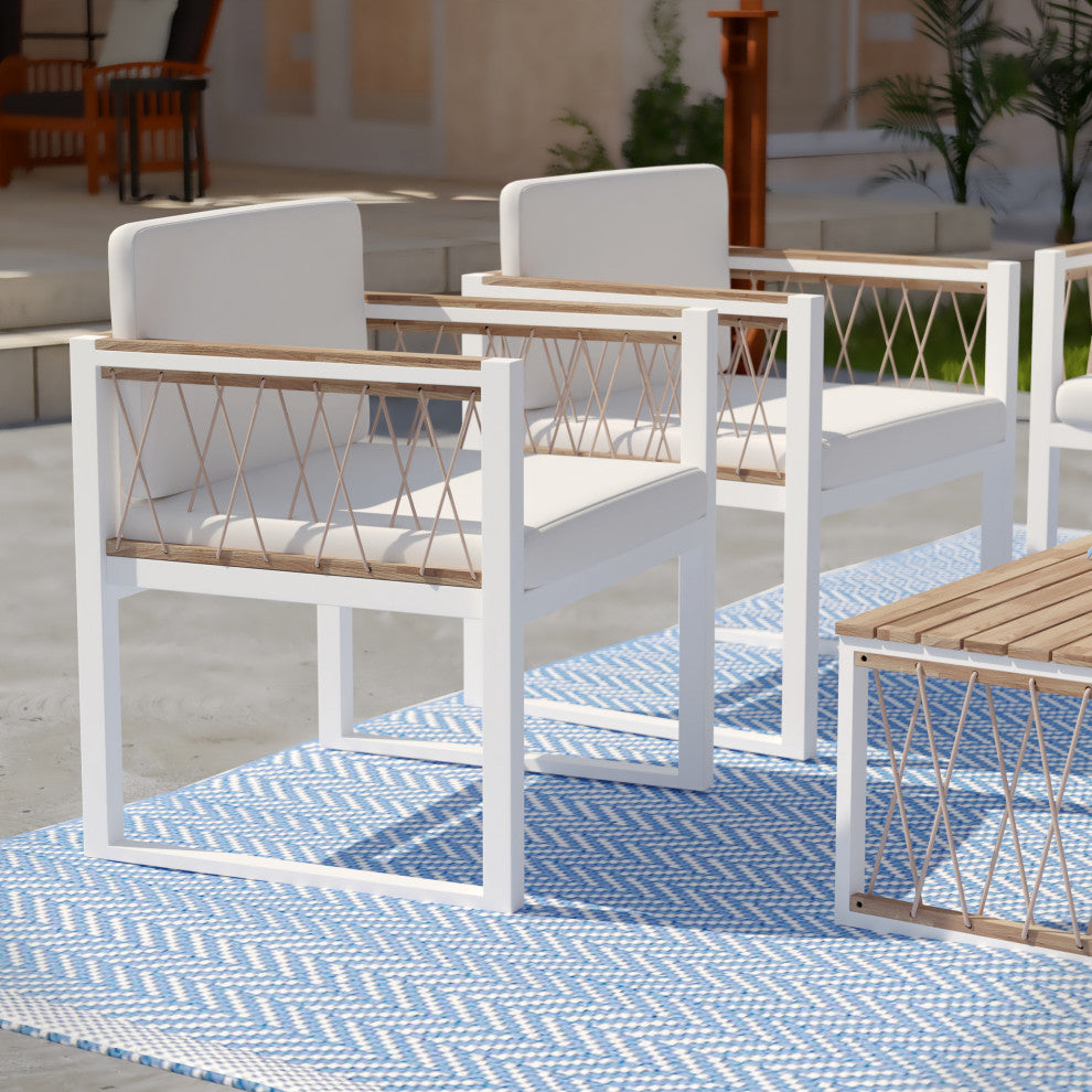 Barton Cushioned Outdoor Chairs 2-Piece Set