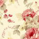 Rose Gardens 2, Romantic Floral Flower Cream, Rose Wallpaper Roll