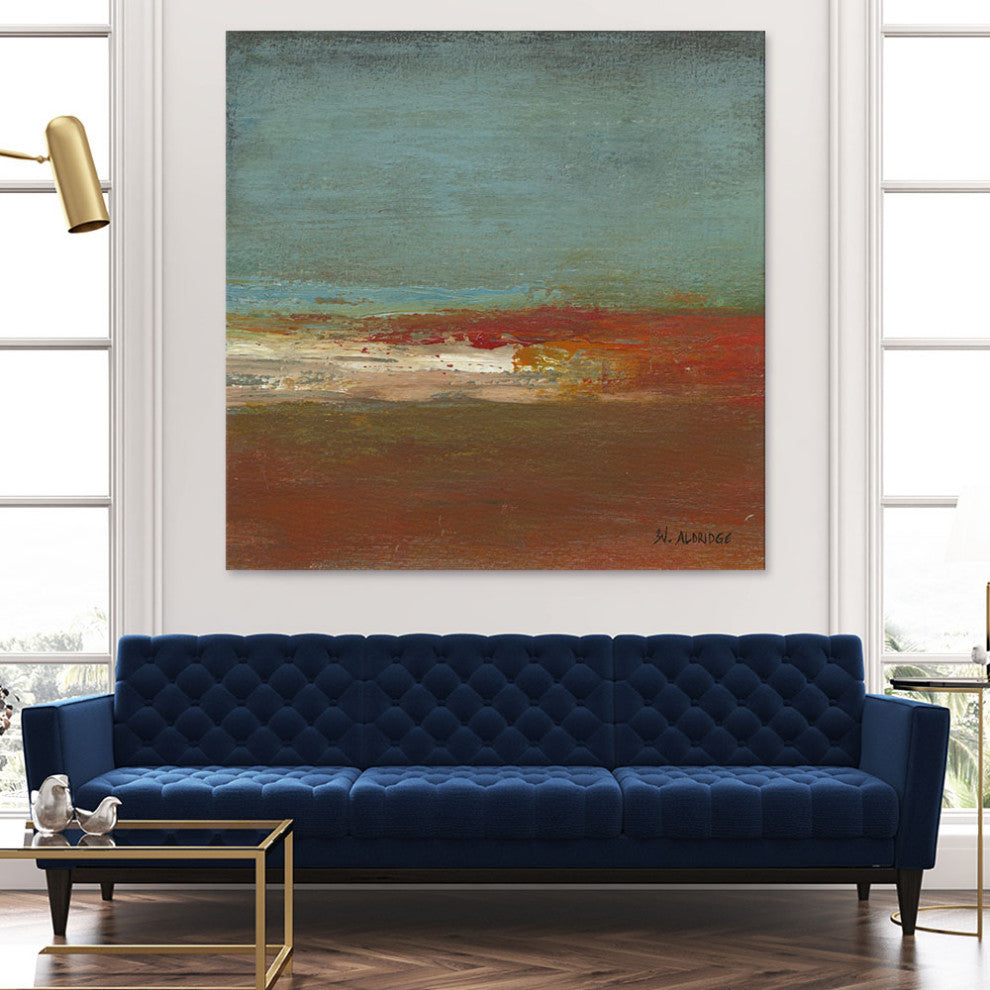 "Sea Horizon III" Fine Art Giant Canvas Print, 84"x84"