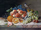 Fruits Bird Peach Orange Grapes Tile Mural Kitchen Backsplash, 6"x8", Matte