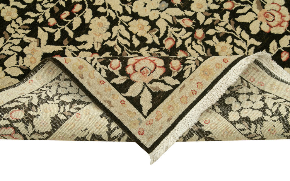 Rug N Carpet - Handwoven Oriental 9' 0" x 12' 0" One-of-a-Kind Oushak Area Rug