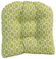 19" U-Shaped Dining Chair Cushions, Set of 4, Titan Kiwi