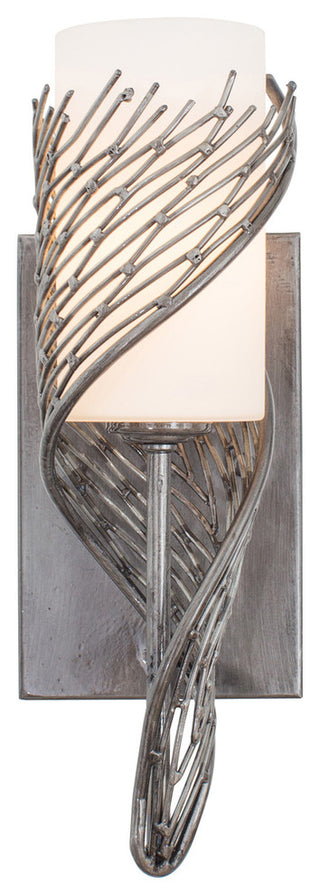 Flow 1-Light Left Wall Sconce, Steel
