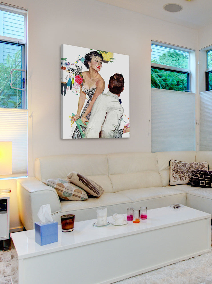 "Ball Date" Painting Print on Canvas