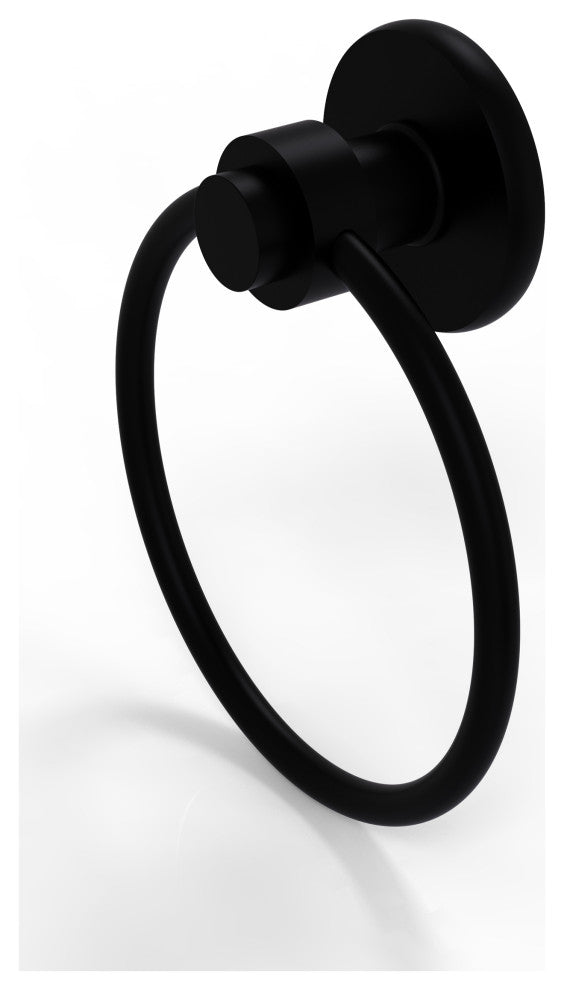 Mercury Towel Ring, Matte Black