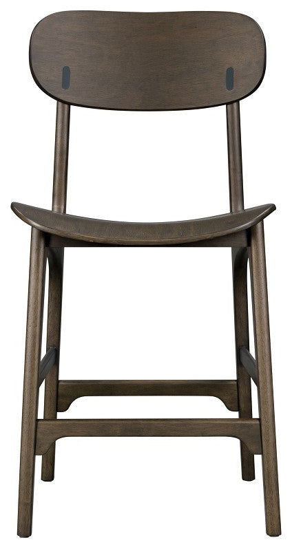 Solvang Wood Stool, Carbonite Finish, Counter Height