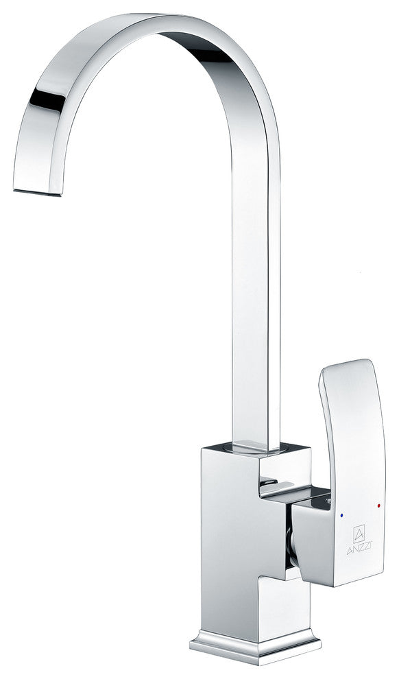Opus Series Single Handle Kitchen Faucet in Polished Chrome