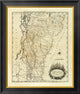 "Vermont, 1795" Framed Canvas Giclee by Mathew Carey, 22"x26"