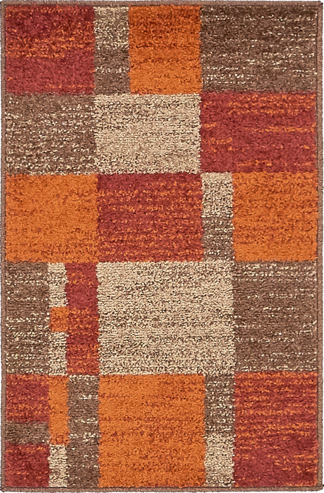 Unique Loom Multicolored Autumn Providence 2' 0 x 3' 0 Area Rug