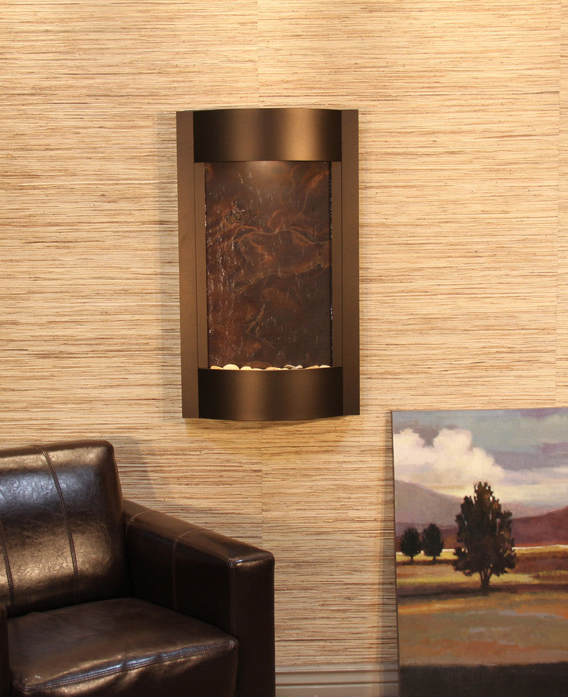 Serene Waters by Adagio Water Features, Multi-Color Featherstone, Antique Bronze