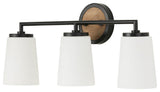 Capital Lighting 150831-546 Jonah 3 Light 24"W Vanity Light - Light Wood /