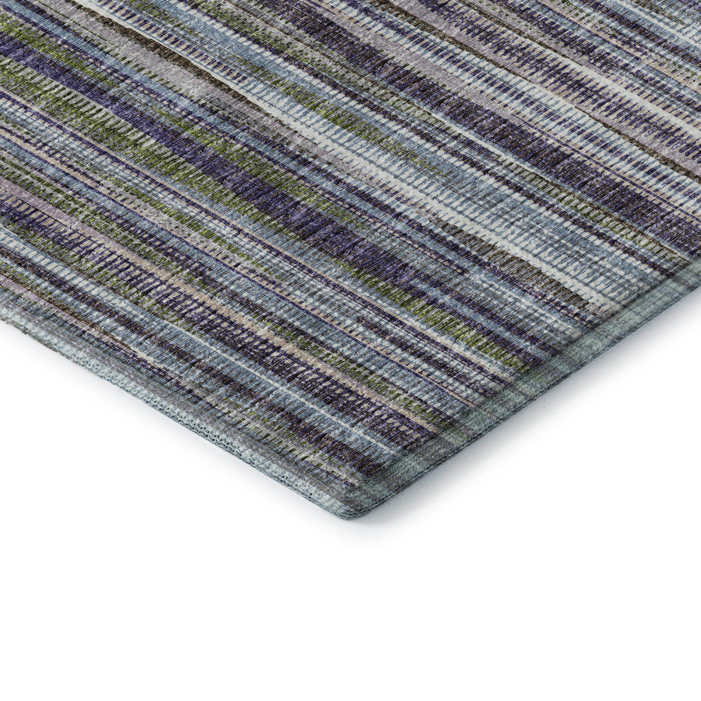 Premium Machine Washable Mayfield AMF31 Plum 3' x 5' Rug