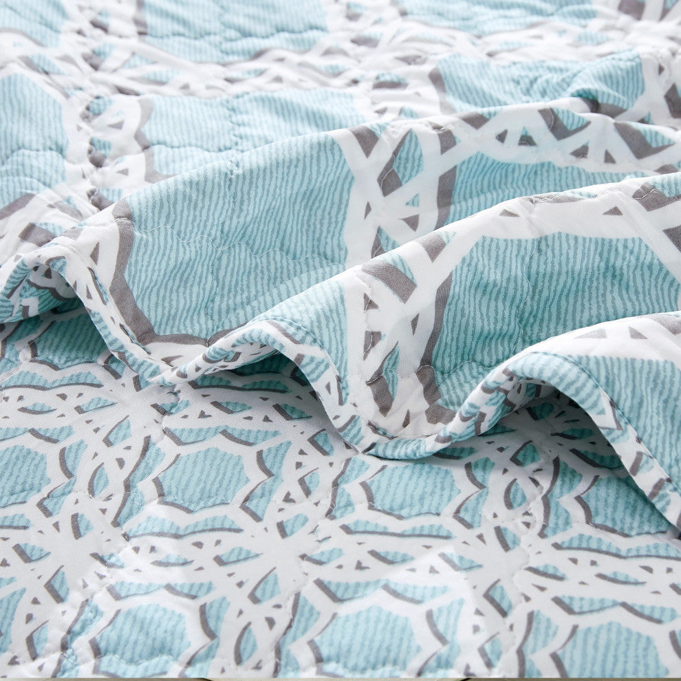 Monroe Quilted 7 Piece Bed Spread Set, Monroe, Queen