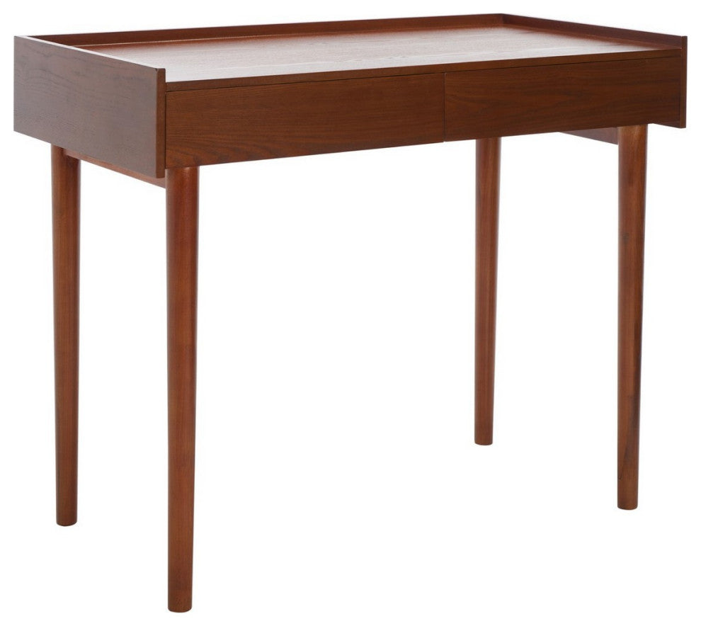 Safavieh Henley 2 Drawer Desk, Brown