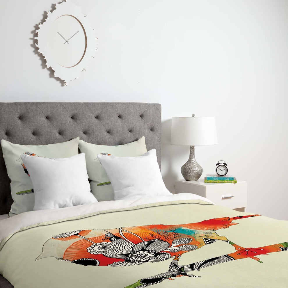 Deny Designs Iveta Abolina Little Bird Duvet Cover - Lightweight