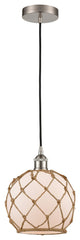 Innovations 616-1P-SN-G121-8RB 1-Light Mini Pendant, Brushed Satin Nickel