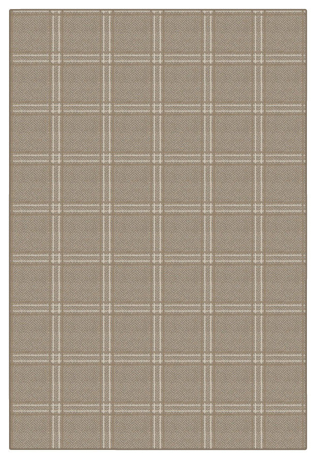 Lambswool Herrington Plaid Area Rug Milliken Tactesse Nylon, 4'x10'