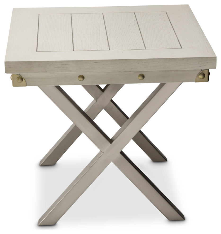 Aico Amini Menlo Station End Table in Eucalyptus
