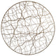 Contemporary Traverse Wall Dcor - Gold