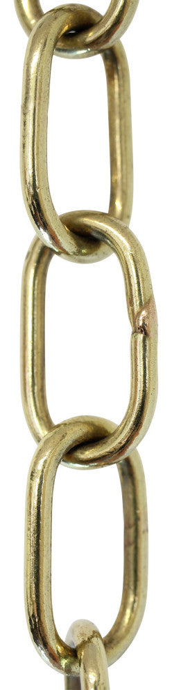 RCH Hardware Brass Standard Link Chandelier Chain, Various Finishes, Polished Br