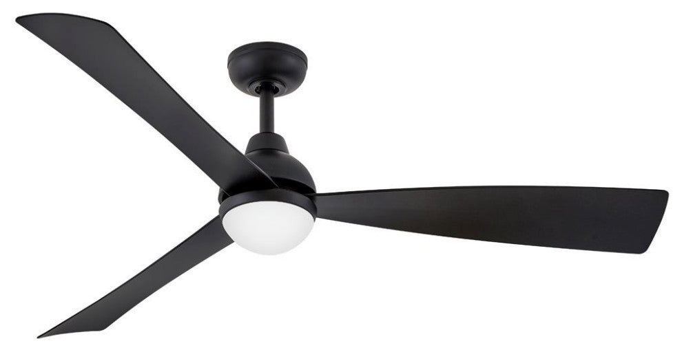 Hinkley Una LED Ceiling Fan, Matte Black, 56"