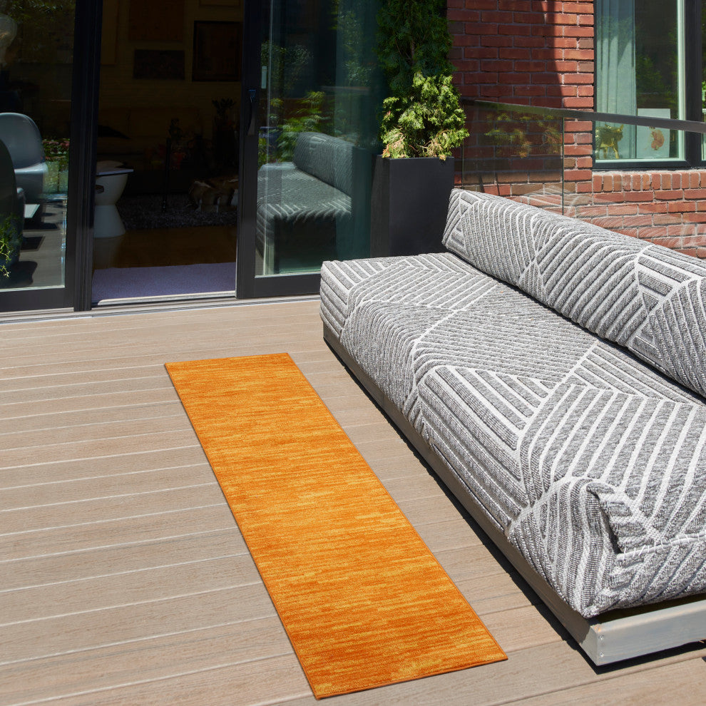 Nourison Essentials 2' x 6' Sunburst Outdoor Area Rug