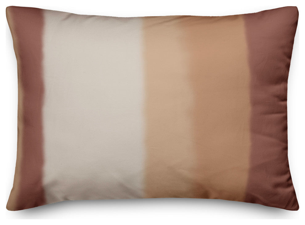 Watercolor Stripes 14x20 Spun Poly Pillow