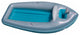 105" Inflatable Gray and Blue Classic Boat Cruiser With Cooler Pool Float