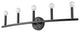 Sawyer 5-Light Matte Black Vanity