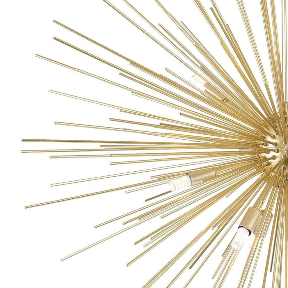Chandelier - crystal7339par, Gold Leaf, Medium