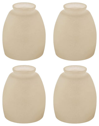 23159-4 Replacement Amber Ceiling Fan Glsss Shade, 4 Pack.